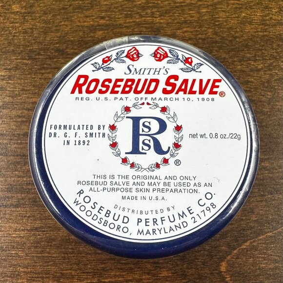 Smith's Rosebud Salve from Rosebud Perfume Co. - 0.8 ounce tin - Picture 1 of 2